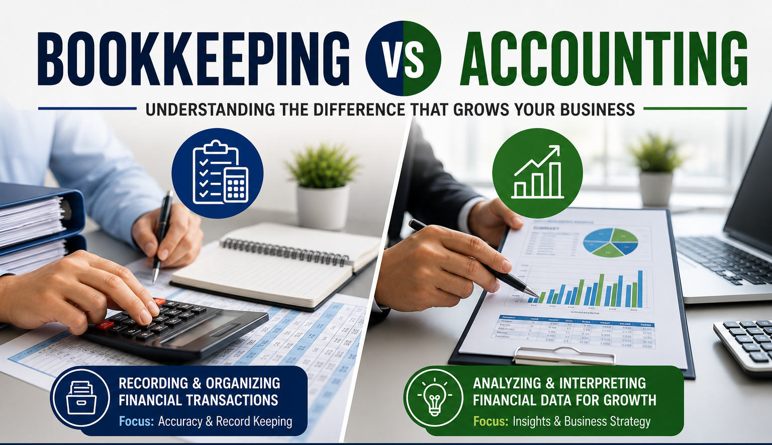 Bookkeeping vs. Accounting